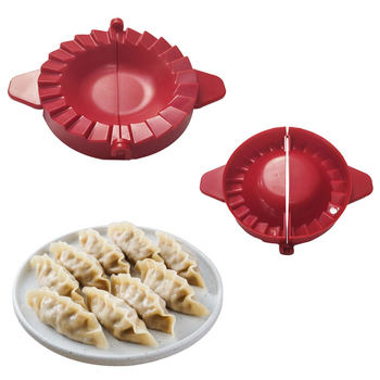 New Dumpling-Making Tool for Kitchen Use, Plastic Manual Dumpling Skin Press Tool, Dumpling Mold for Making Flower-Shaped Dumplings