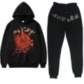 Y black red net black spider