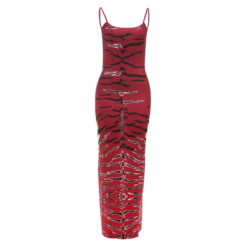 Fashionable Womens Bodycon Dress Sexy Backless Design Trendy Print Perfect for Autumn Wholesale Available