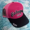 Pink and black embroidery
