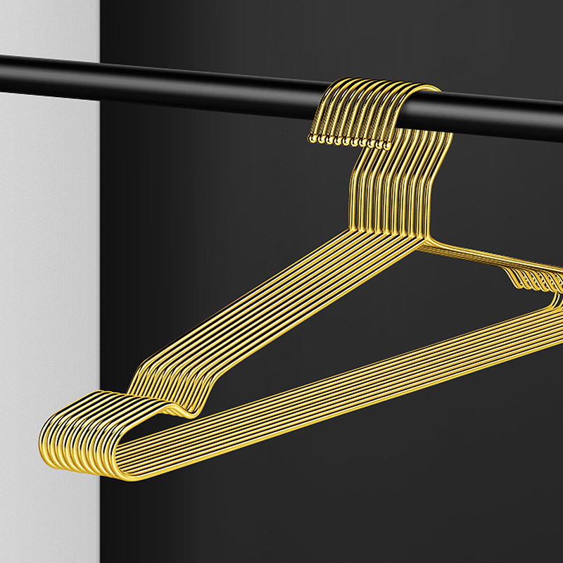 Solid Stainless Steel Clothes Hanger for Home Hanging Clothes, Kidsren's Clothes Hanger, Clothing Store Clothes Hanger, Thick Clothes Support