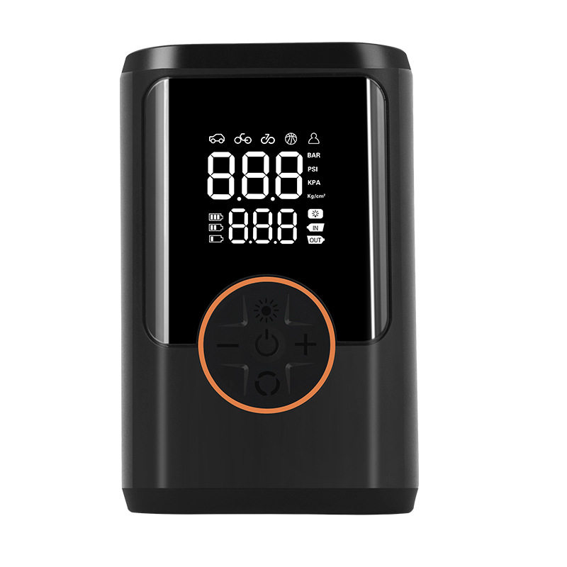 New Car Air Pump Portable Smart Dual-Screen Digital Display Air Pump Car Tire Basketball Electric Air Pump Cylinder