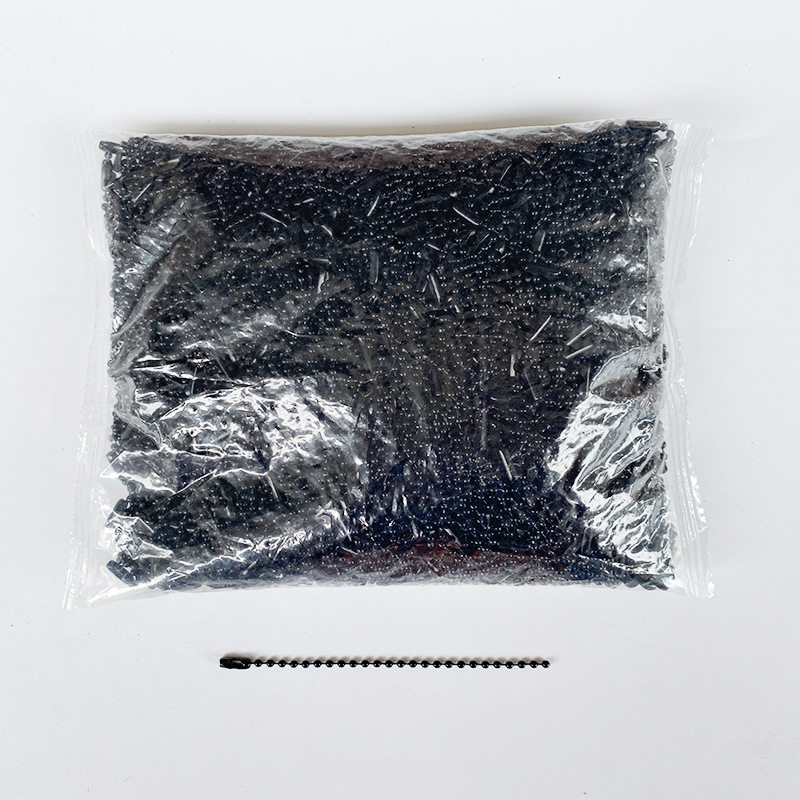 珠链现货批发彩色烤漆波珠链圆珠链diy饰品配件挂链链条吊牌链子