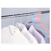 Household Clothes Hanger Bold Seamless Non-slip Plastic Dip Clothes Hanger Bedroom Clothes Drying Brace Hanger 10 Pack No Hook