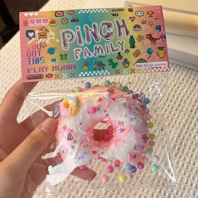 ノッチドドーナツ - ピンク [大きくて厚い]