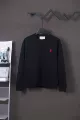 Black [902 little heart thickened crew neck]