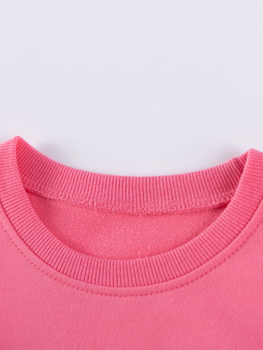 Abbigliamento bambini fabbrica diretta, felpa carina bambine, top bambini manica lunga autunno