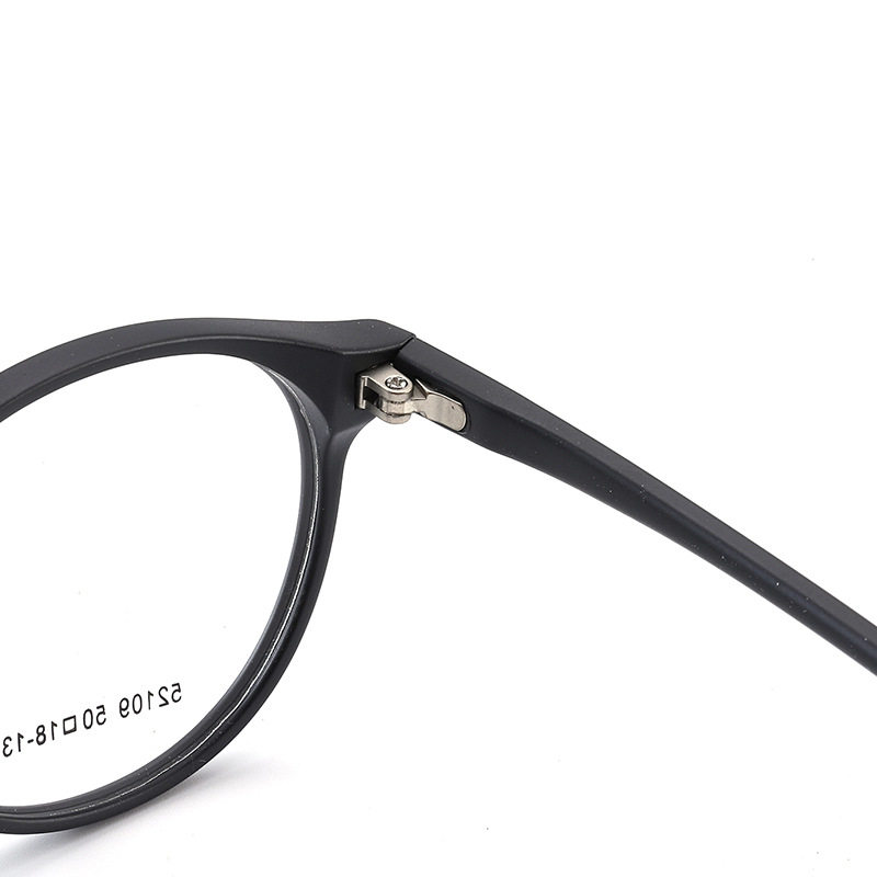 Danyang Myopia Glasses tr Men's and Women's Medium 52109 Student Mirror Round Internet Celebrity TR90 Frame Factory Wholesale
