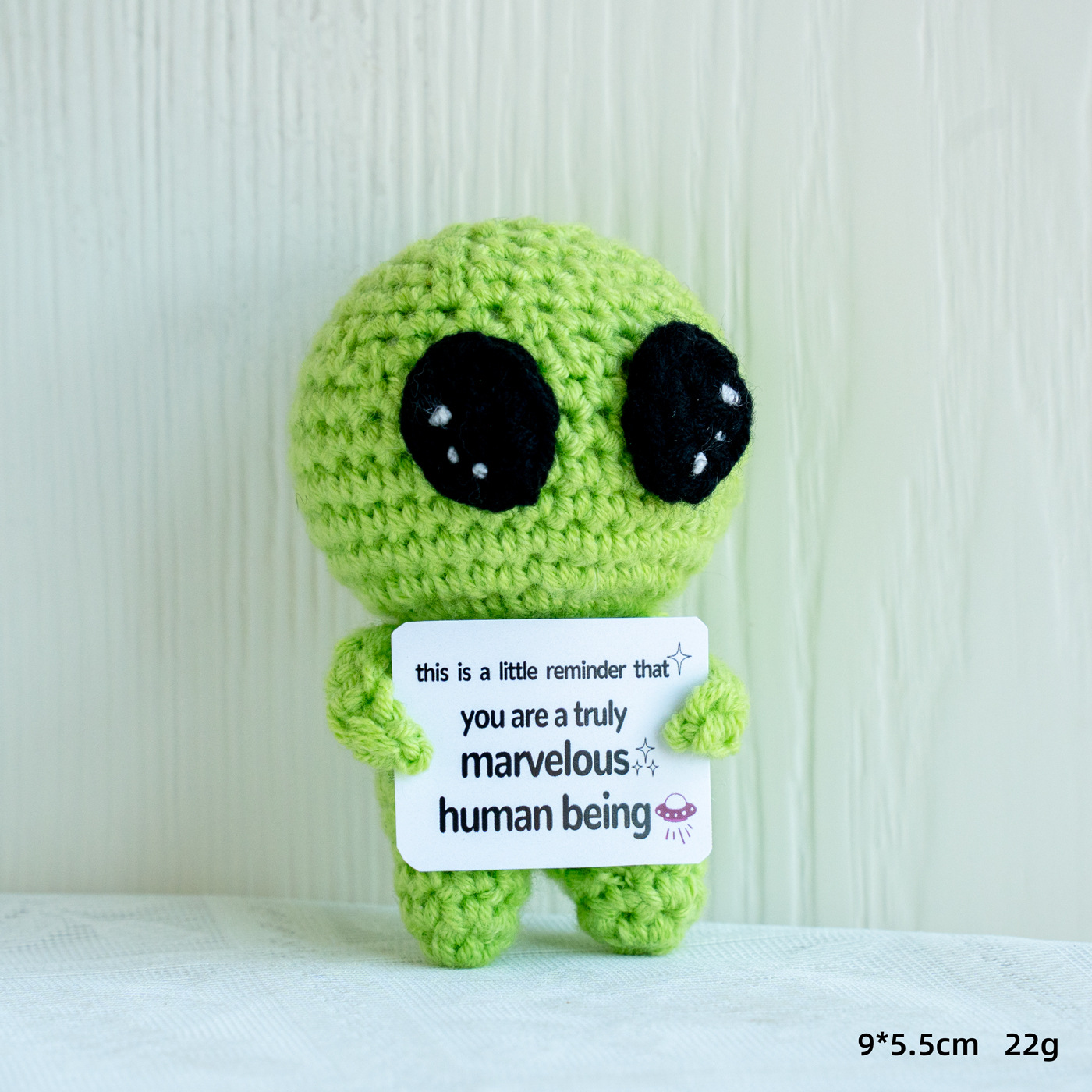 亚马逊新品Cute Frog Toy Card有趣的动物钩织玩具礼物创意礼品