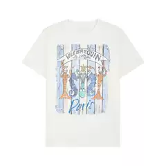 European Size Cotton Tvilebrequin Logo Printing T-Shirt Men Women Cotton Sh