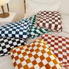 New Checkerboard Flannel Blanket Thickened Blanket Nap Blanket Foreign Trade Gift Blanket Wholesale