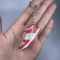 Dunk Grey Red (Single Keychain)