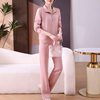2025 Spring and Autum New Style Lapel Casual Sports Suit for Women, Small, Young, Beautiful, Fashionable and Slimming Look Two-Piece Set