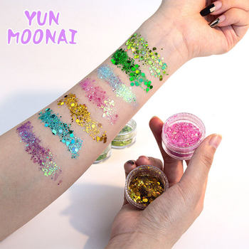 New Product Symphony Glitter Nail Art Sequin Jewelry Bright Laser Powder Hot Stamping Powder Ready for Sale in Multiple Colors Available for DIY