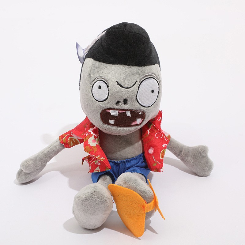 热销全套植物人大战臭僵尸毛绒玩具游戏周边公仔儿童生日礼物毛绒