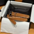 Earthy yellow silver buckle 2cm