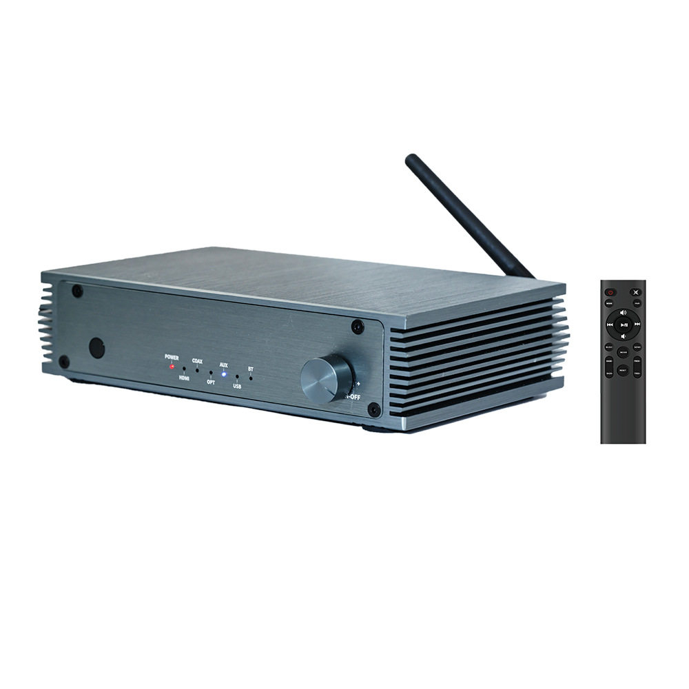 Cross-border Hot Selling Digital Small Power Amplifier Desktop Fever High Fidelity Bluetooth Stereo 2.1 Channel Power Amplifier for Home