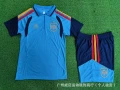 26-27 spanish blue half pull suit