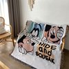Cartoon Mickey Cute Blanket Multi-purpose Casual Decorative Sofa Towel Hanging Cloth Cover Cloth Carpet Children's Room Bed End Blanket