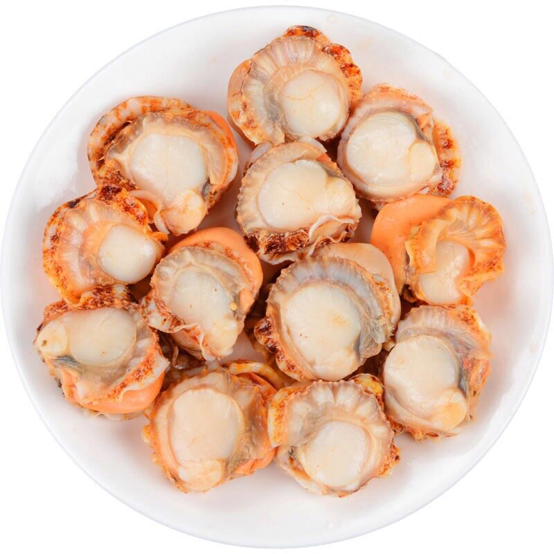 [Free Shipping] Freshly Peeled Large Scallop Meat, Fresh Frozen Wild Scallops, Whole Scallops, Garlic Scallops, Guaranteed Safe