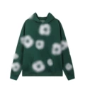 Foam dark green sweatshirt [white garland]