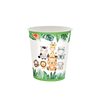 Amazon New Jungle Forest Animal Party Paper Tray Disposable Tableware suit Paper Cup Paper Towel Tablecloth Banner