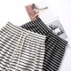 Lazy style zebra ຮູບແບບແອວສູງ striped ຂາກ້ວາງບາດເຈັບແລະ