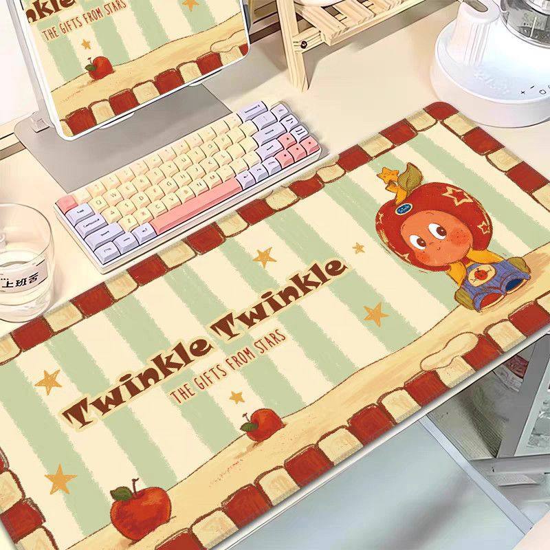 Star Man Mouse Pad Cute Girls Large Student Desk Pad Computer Keyboard Pad Desk Pad