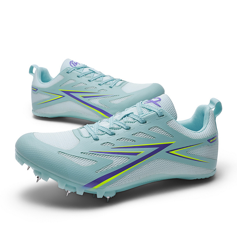 Giày đinh chạy nước rút điền kinh cho học sinh nam nữ — 6788 Xanh dạ quang [size 34-44], 6788 Hồng nhạt [Size 34-42], 6788 Tím Ánh Trăng [Size 34-44]