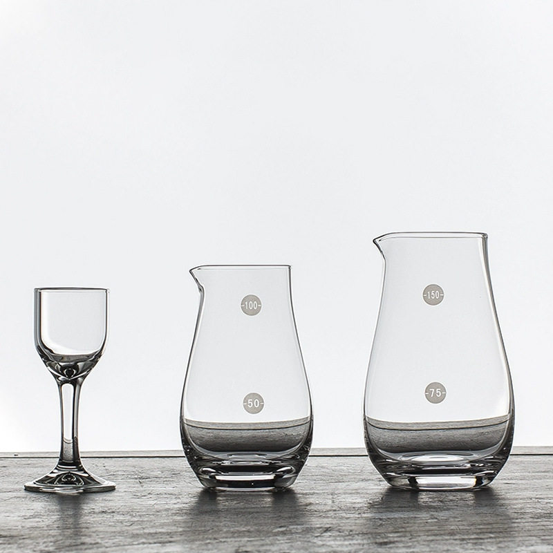 Commercial Liquor Dispenser ml Thickeneded Graduated Wine Decanter Household Liquor Cup Wine Cup Set