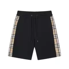 2025 Spring and Autumn High-End Color-Block Patchwork Casual Shorts Couple Style Versatile Casual Light Luxury Five-Point Shorts for Men and Women
