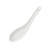 Soup Spoon Pure White Ceramic Spoon Spoon Flat Bottom Spoon Wholesaler Household Restaurant Spoon Tableware for Eating and Drinking Soup Bone