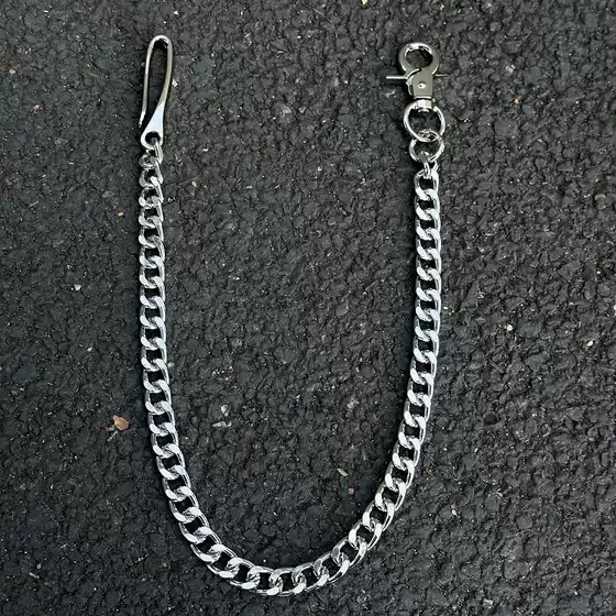 Retro American Hip Hop Thick Pants Waist Chain cleanfit Fashion Cuban Chain Waist Hanging Cross-border Simple Pants Chain