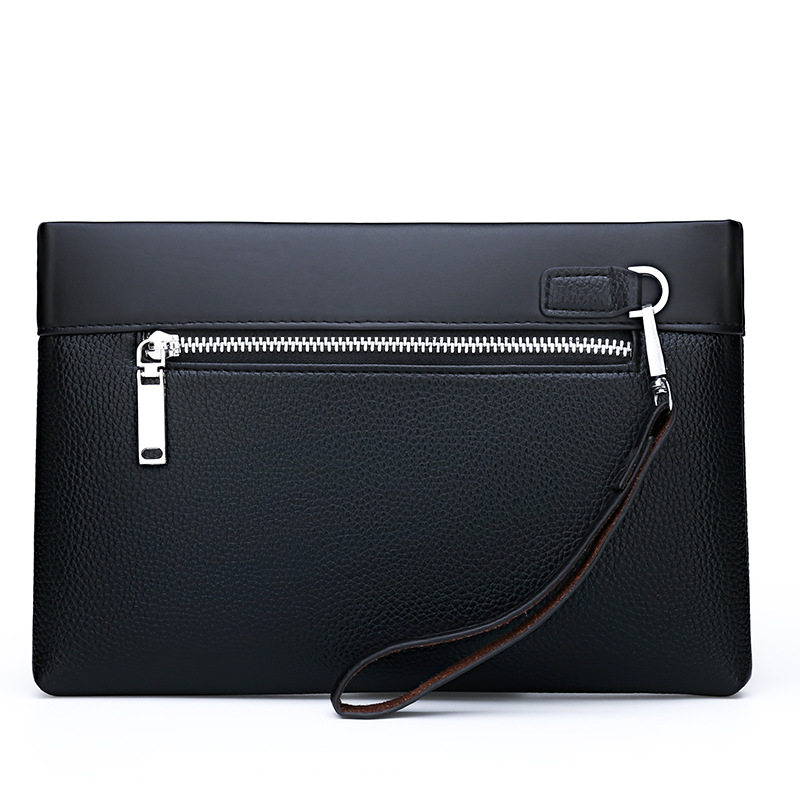 Men's New Entry Luxury genuine goods Handbag Casual Envelope Large Capacity Clutch Bag Business Men's Underarm Clamp Bag