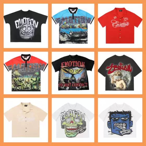 European Style Fashion Print Short Sleeve T-Shirt Men Streetwear Rhinestone Floral Half Sleeve Personality Men's Clothing Edgy Slim Fit Graphic Tee