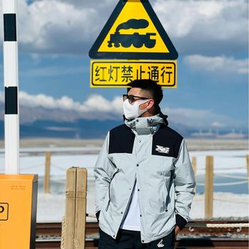 Classic North Face 1990 Men's Jacket Outdoor Waterproof Wind High-End Spring Autumn Winter College Student Handsome