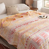 All Cotton Japanese-style Pure Cotton Towel Quilt Single-person Washable Three-layer Gauze Quilt Adult Double-person Thin Towel Cover Blanket