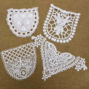 Computer Water-Soluble Embroidery Pocket Decoration Lace Pocket Small Flower Embroidery Pocket Water-Soluble Flower Clothing Accessories