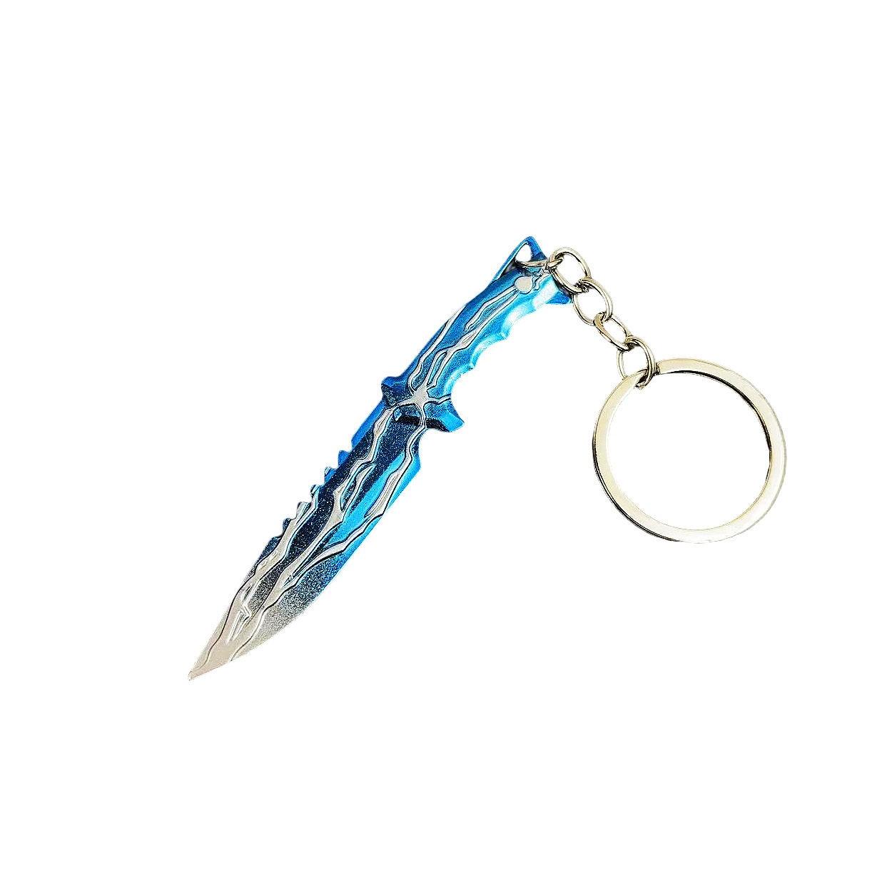 Vallorant's Penalty Knife Weapon Model Fearless Contract Metal Keychain Pendant Craft Pendant