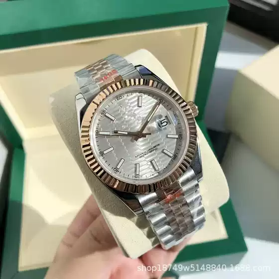 Cross-Border Manufacturer Direct Sales Foreign Trade Laojia Watch Series Automatic Mechanical Men's Business Steel Band Waterproof Luminous
