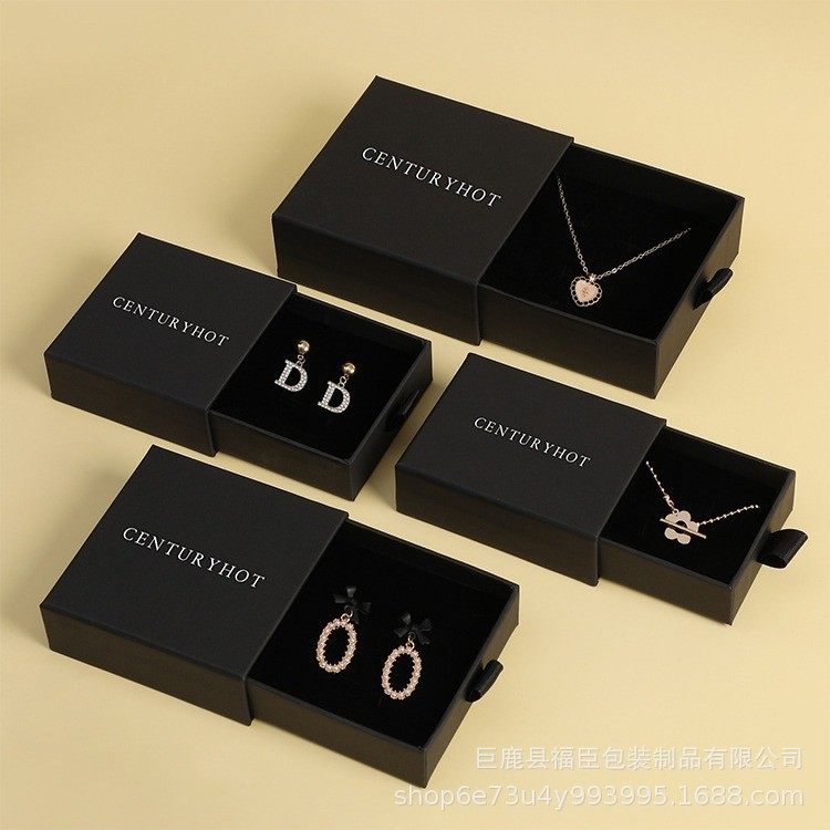 Wholesale ins style jewelry jewelry box drawer box necklace ring pendant box earrings jewelry gift box