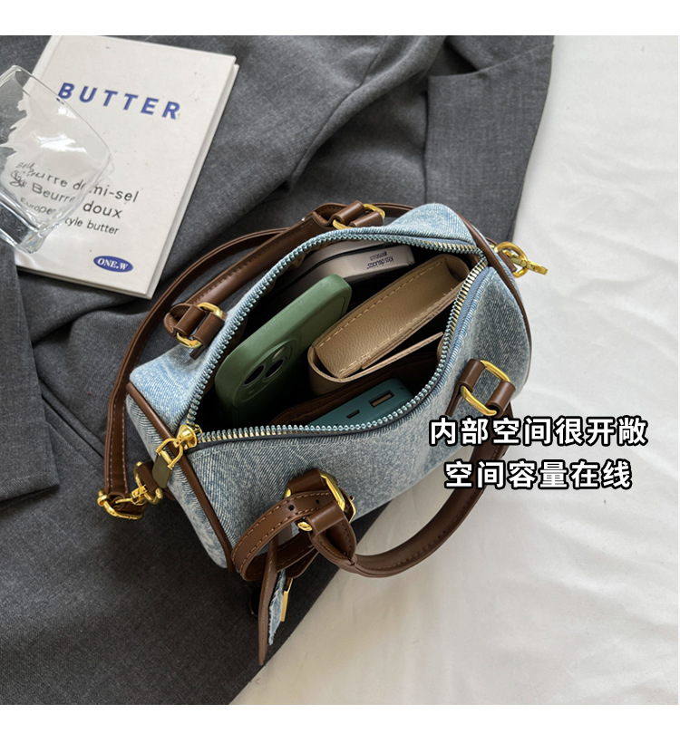 Denim Pillow Bag Women's Retro New Fashion Handbag Casual Easiest for Match Commuting Shoulder Crossbody Bag 12 O1CN015NCa7A1twTtxRFdNf !!2218238345966 0 cib
