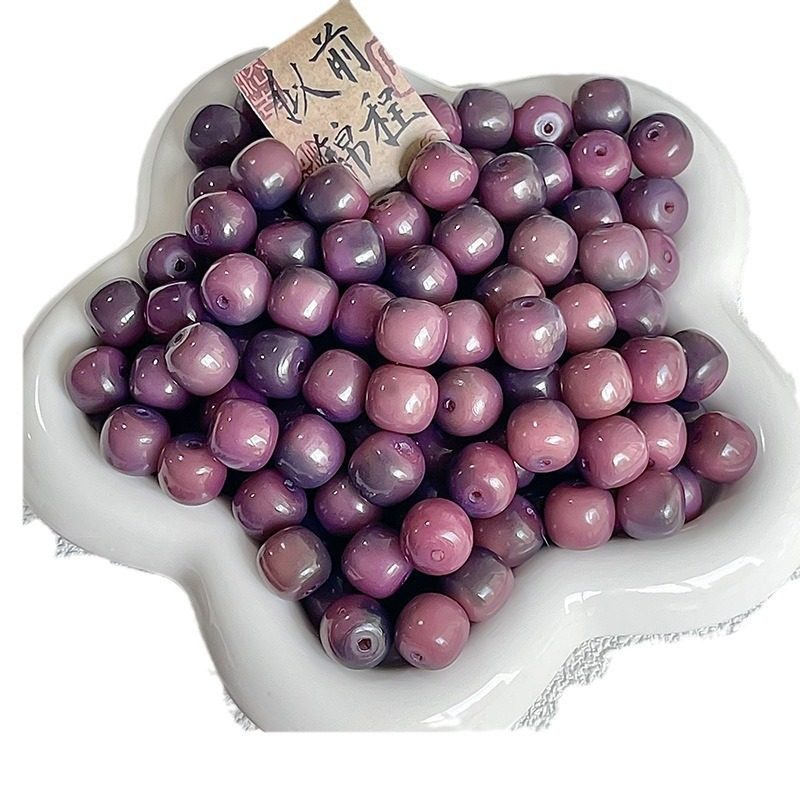 Factory wholesale bodhi root loose beads jewelry accessories round beads barrel beads fat apple beads handmade DIY hand string loose beads