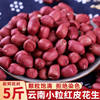 Yunnan Red-Skinned Peanuts, Fresh Farm-Produced Small Four-Grain Raw Peanuts, Red-Skinned Peanuts, Wholesale Price