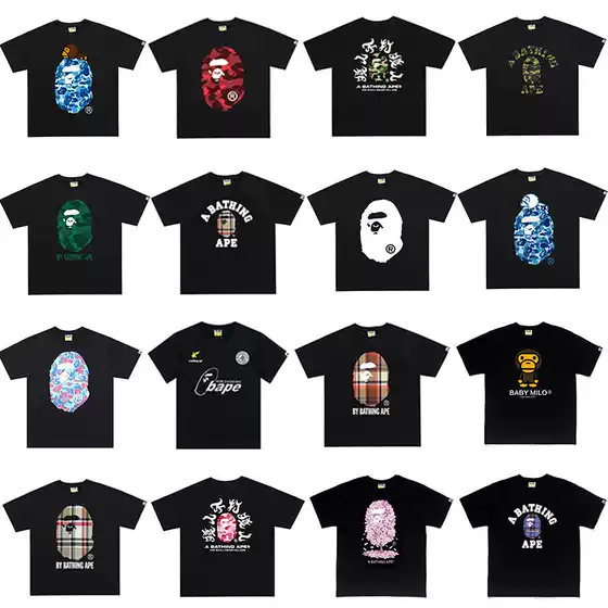 Cross-border foreign trade wholesale high version short sleeve letter printing casual street men and women loose plus size T-shirt half sleeve shirt tide