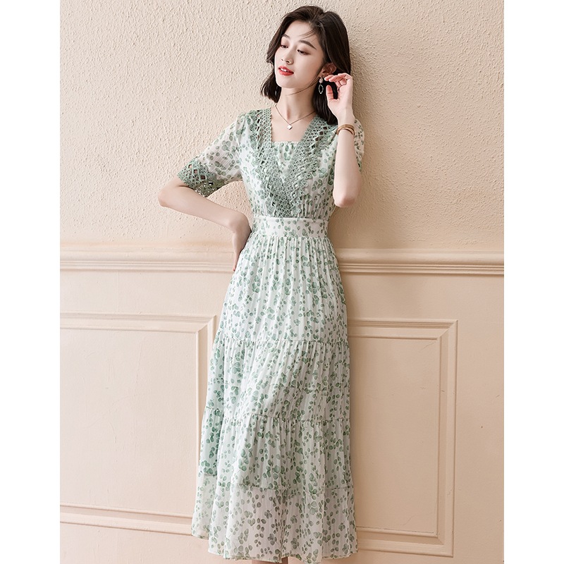 (Mới) Mã H1705 Giá 1240K: Váy Đầm Liền Thân Dáng Dài Nữ Dotdhi Họa Tiết Hoa Thời Trang Nữ Chất Liệu G04 Sản Phẩm Mới, (Miễn Phí Vận Chuyển Toàn Quốc).