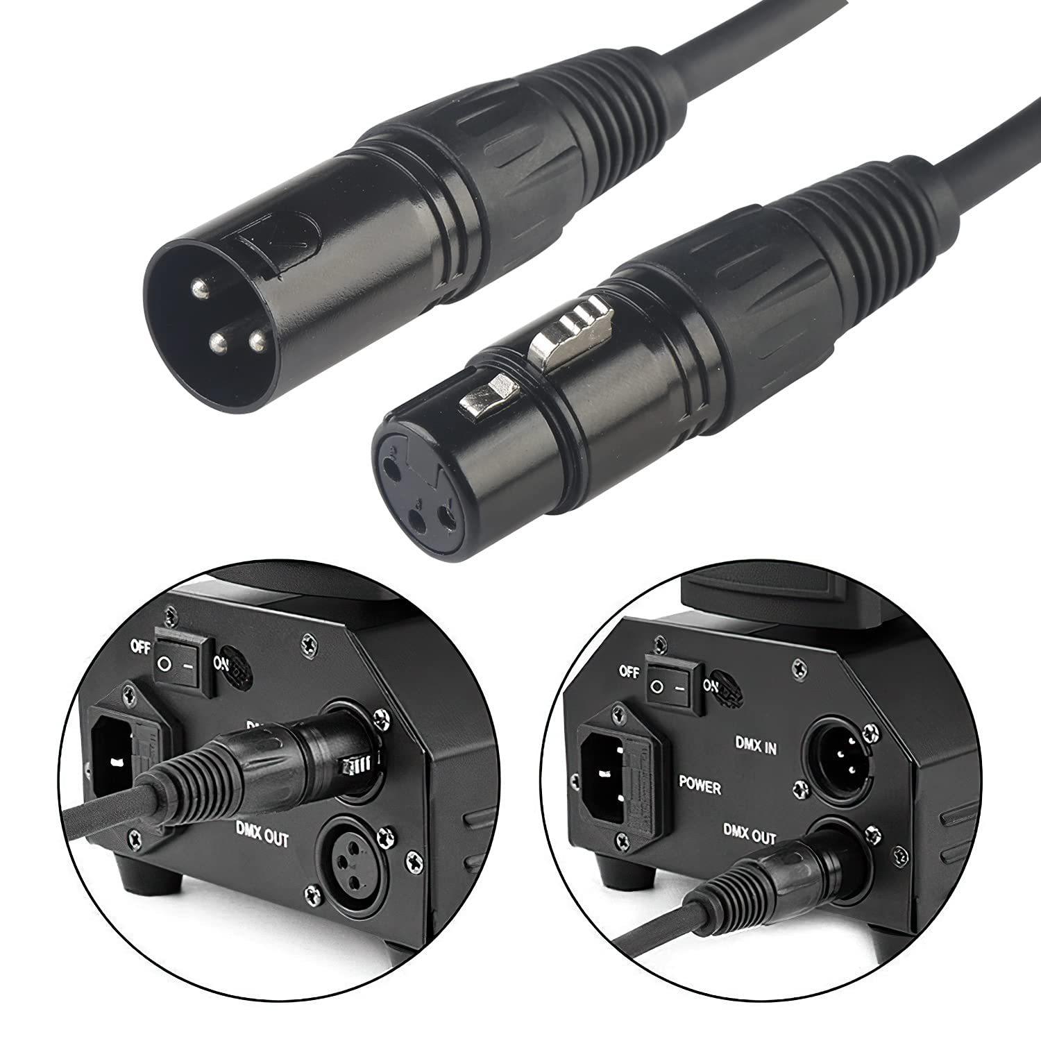 6.35 Mono Male to Female Audio Cable Recording Cable Car Mixer Microphone Audio Cable