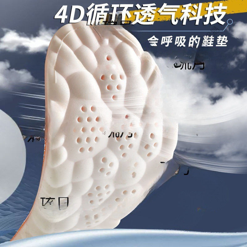 Labor Protection Shoe Insoles for Men, Soft and Super Soft, Not Tired after Standing for a Long Time, Anti-Foot Pain, Thickeneded Feeling of Stepping on Shit, Special for Women, Sweat-Absorbent and Deodorant