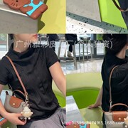 Cross-Border Dragon Inlaid Mini Dumpling Bag for Daily Commuting, Versatile Cross-Body Handbag for Women, Mini Small Bag with Sh