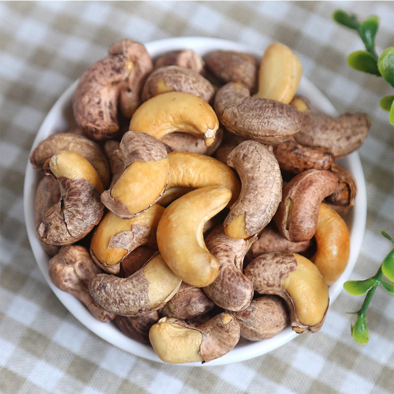Purple skin purple salt baked cashew tiger skin cashew nuts new year nut snacks wholesale snacks high quality cashew nuts
